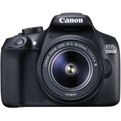 Canon EOS 1300D - Camera Kit - 18 MP CMOS - Black Canon EOS 1300D - Camera Kit - 18 MP CMOS - Black
