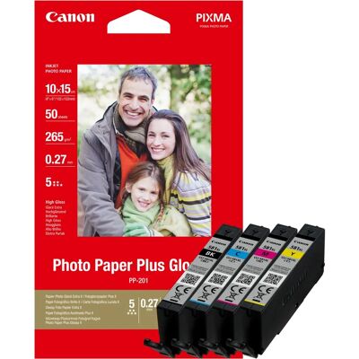Canon CLI-581XL Pacote de Valor Fotográfico (2052C004) Canon CLI-581XL Pacote de Valor Fotográfico (2052C004)