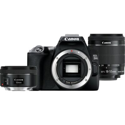 Canon EOS 250D - Kit 18-55mm IS STM + 50mm - Appareil photo réflex - Publicité Canon EOS 250D - Kit 18-55mm IS STM + 50mm - Appareil photo réflex - Publicité