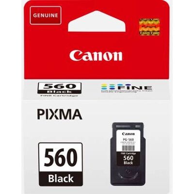 Canon PG-560 inktcartridge - Zwart - 7,5ml - Origineel - Voor Pixma TS5350 Serie Canon PG-560 inktcartridge - Zwart - 7,5ml - Origineel - Voor Pixma TS5350 Serie