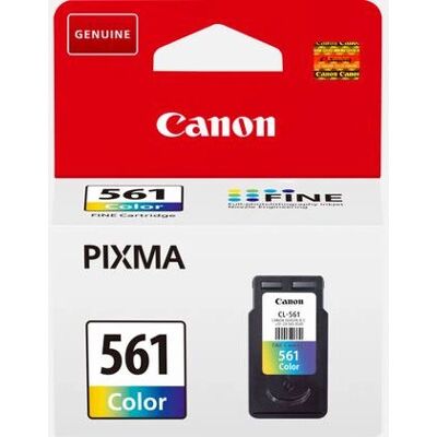 Canon CL-561 inktcartridge - Blauw, Magenta, Geel - Origineel - 180 pagina's Canon CL-561 inktcartridge - Blauw, Magenta, Geel - Origineel - 180 pagina's