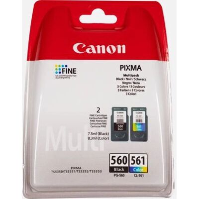 Canon PG-560, CL-561 Cartouches d'encre - Pack multiple Canon PG-560, CL-561 Cartouches d'encre - Pack multiple