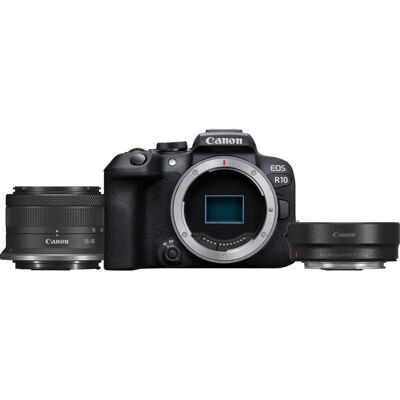 Canon EOS R10 - Digitalkamera mit 24,2 MP APS-C Sensor - Schwarz Canon EOS R10 - Digitalkamera mit 24,2 MP APS-C Sensor - Schwarz