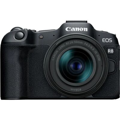 Canon EOS R8 Compact System Camera with RF 24-50mm Zoom Lens - Camera Canon EOS R8 Compact System Camera with RF 24-50mm Zoom Lens - Camera