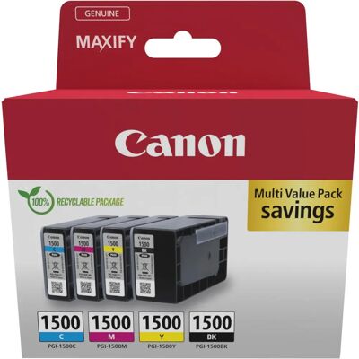 Canon PGI-1500 Multipack 4 Pak (9218B006) Canon PGI-1500 Multipack 4 Pak (9218B006)