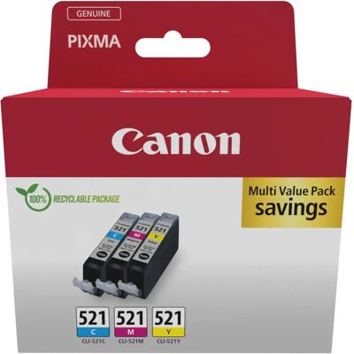 Canon 2934B016 mustekasetti - Syaani, Magenta, Keltainen - Alkuperäinen Canon 2934B016 mustekasetti - Syaani, Magenta, Keltainen - Alkuperäinen