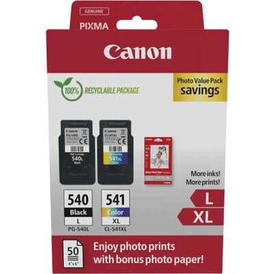 Canon PG-540L/CL-541XL Pakiet Wartości Fotograficznej (5224B012) Canon PG-540L/CL-541XL Pakiet Wartości Fotograficznej (5224B012)