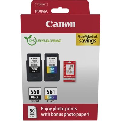 Canon - 3713C008 - Zwart - Meerkleurig - Inktcartridge Canon - 3713C008 - Zwart - Meerkleurig - Inktcartridge