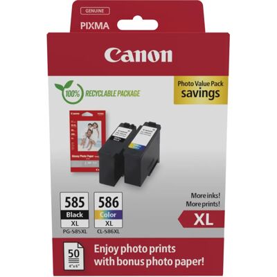 Canon PG-585XL / CL-586XL Valokuvapakkaus (6204C005) Canon PG-585XL / CL-586XL Valokuvapakkaus (6204C005)
