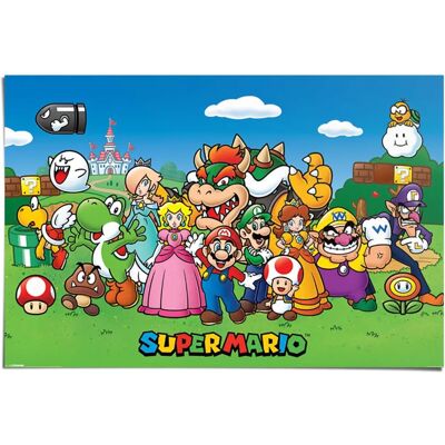 Reinders! Poster Super Mario - 91,5x61 cm - Poster Reinders! Poster Super Mario - 91,5x61 cm - Poster