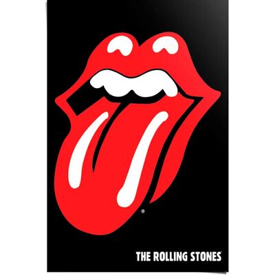 Reinders! Poster Rolling Stones - Poster, schwarz, 61x91.5 cm Reinders! Poster Rolling Stones - Poster, schwarz, 61x91.5 cm