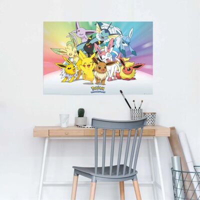 REINDERS - Poster Pokemon - 91.5x61 cm - Mehrfarbig - Poster REINDERS - Poster Pokemon - 91.5x61 cm - Mehrfarbig - Poster