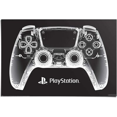 REINDERS - PS Controller Poster - 91,5x61x0,1 cm - Schwarz/Weiß - Poster REINDERS - PS Controller Poster - 91,5x61x0,1 cm - Schwarz/Weiß - Poster
