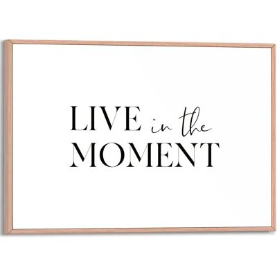 Reinders - Live in the Moment - 30x20x1.6 - schwarz - Poster Reinders - Live in the Moment - 30x20x1.6 - schwarz - Poster