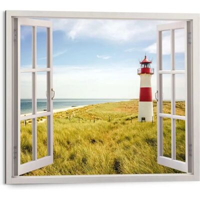 REINDERS - Leuchtturm-Ansicht - 50x40x2 cm - Wall panel REINDERS - Leuchtturm-Ansicht - 50x40x2 cm - Wall panel