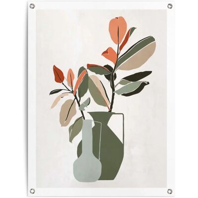 Reinders! Vase mit Blumen - Poster, 60x80cm, Grün, Rechteck, Serie: Vase mit Blumen Reinders! Vase mit Blumen - Poster, 60x80cm, Grün, Rechteck, Serie: Vase mit Blumen