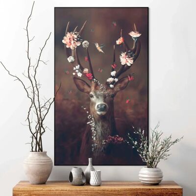 Reinders! Hirsch Wandbild - 70x118x3,7 cm - Braun Reinders! Hirsch Wandbild - 70x118x3,7 cm - Braun