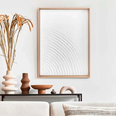REINDERS - Quartal - 30x40x3 cm - weiß - Wall art REINDERS - Quartal - 30x40x3 cm - weiß - Wall art