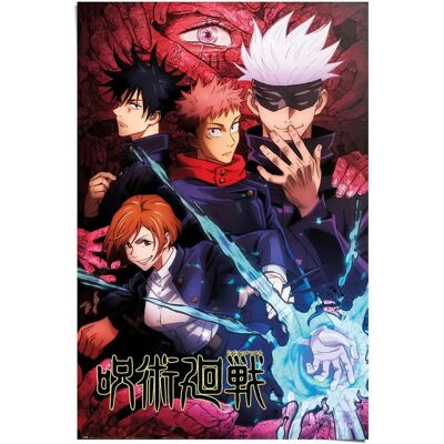 REINDERS - Jujutsu Kaisen - 61x91.5 cm - Glänzend - Poster REINDERS - Jujutsu Kaisen - 61x91.5 cm - Glänzend - Poster