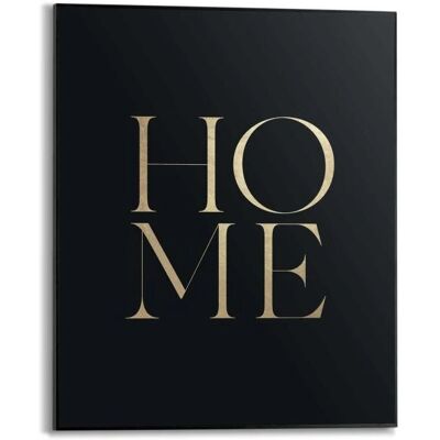 REINDERS - HOME - Schwarz - 40x50 cm - Wandkunst REINDERS - HOME - Schwarz - 40x50 cm - Wandkunst