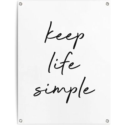 REINDERS - Keep life simple - 60x80 cm - Poster REINDERS - Keep life simple - 60x80 cm - Poster