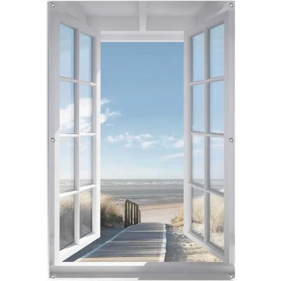 Reinders! Poster Fenster zur Nordsee - Außenwanddeko Reinders! Poster Fenster zur Nordsee - Außenwanddeko
