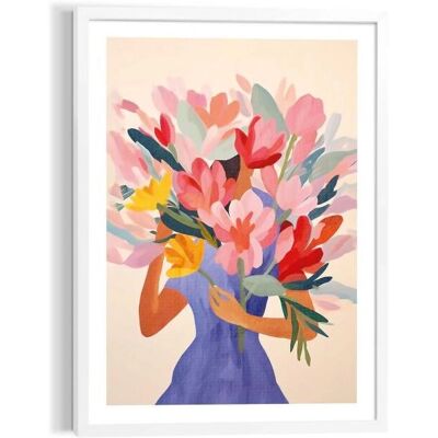 Reinders! Frühlingsmädchen Wandkunst - Bunt, Rechteckig Reinders! Frühlingsmädchen Wandkunst - Bunt, Rechteckig