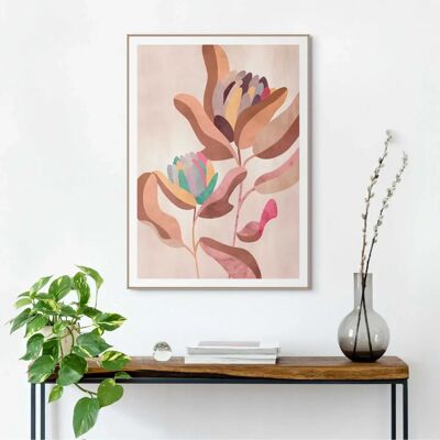 REINDERS - Earth Flowers - Braun - Framed picture REINDERS - Earth Flowers - Braun - Framed picture