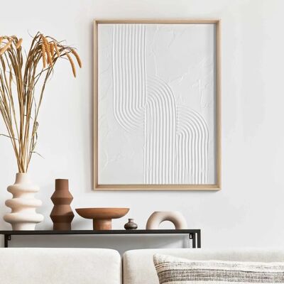 Reinders! Knot Wandbild - Handgefertigt, Abstrakter Relief, Moderner Stil Reinders! Knot Wandbild - Handgefertigt, Abstrakter Relief, Moderner Stil