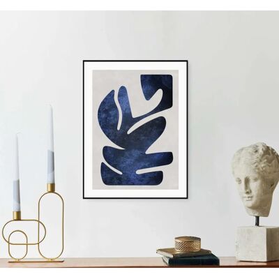 REINDERS - Resemblance Blue - 30x40 cm - Holzwerkstoff - Wandkunst REINDERS - Resemblance Blue - 30x40 cm - Holzwerkstoff - Wandkunst
