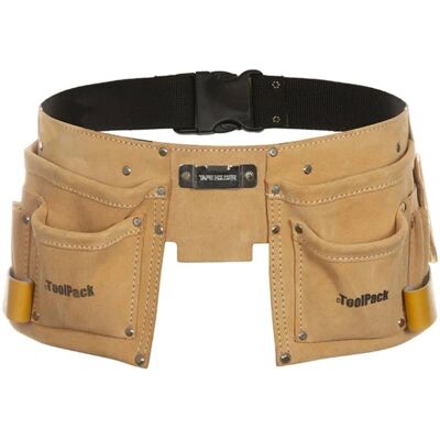 ToolPack Universeller Werkzeuggürtel - 13 Aufbewahrungsoptionen - Für Taille bis 135cm ToolPack Universeller Werkzeuggürtel - 13 Aufbewahrungsoptionen - Für Taille bis 135cm