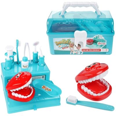 Toi-Toys Tandartsset Multi Kleuren - Speelgoedset 10 delig Toi-Toys Tandartsset Multi Kleuren - Speelgoedset 10 delig