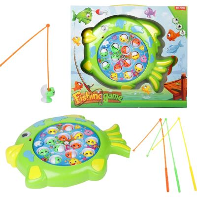 Toi-Toys Visspel Draaischijf Vang de Vis met Geluid Multi kleuren Toi-Toys Visspel Draaischijf Vang de Vis met Geluid Multi kleuren