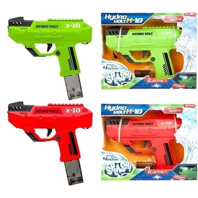 Splash Hydro Volt X-10 Pistolet à eau électrique avec lumière - Publicité Splash Hydro Volt X-10 Pistolet à eau électrique avec lumière - Publicité