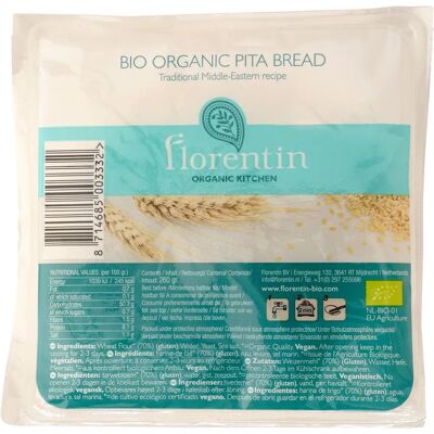 Florentin Bio-Pita 4 Stück - Fladenbrot Florentin Bio-Pita 4 Stück - Fladenbrot