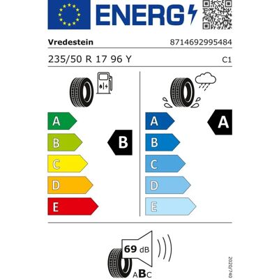 Vredestein Ultrac+ 235/50 R17 96Y - Dæk Vredestein Ultrac+ 235/50 R17 96Y - Dæk