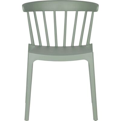 Sedia da pranzo impilabile verde Bliss - WOOOD Sedia da pranzo impilabile verde Bliss - WOOOD