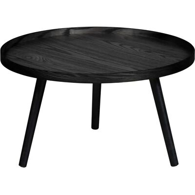 Woood Bijzettafel »Mesa L« van hout - zwart - Salontafel Woood Bijzettafel »Mesa L« van hout - zwart - Salontafel