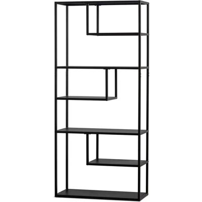 WOOOD Teun Zwart Boekenrek - Boekenrek WOOOD Teun Zwart Boekenrek - Boekenrek