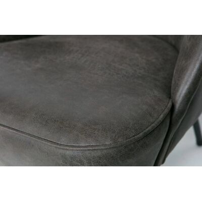Poltrona Vogue di BePureHome - Pelle Riciclata Nera - Poltrona Poltrona Vogue di BePureHome - Pelle Riciclata Nera - Poltrona