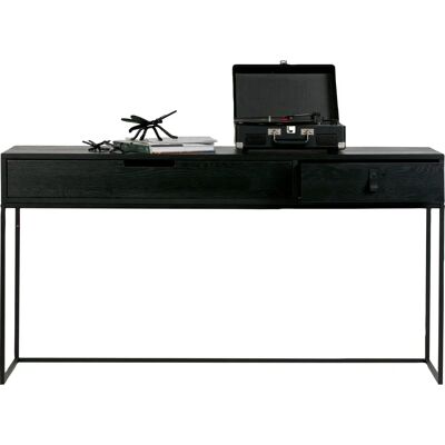 Woood Silas Svart Modern Konsolbord - Bord Woood Silas Svart Modern Konsolbord - Bord