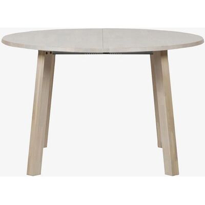 WOOOD Lange Jan Uitschuifbare Eettafel - Runt Eik - 120/160/200cm WOOOD Lange Jan Uitschuifbare Eettafel - Runt Eik - 120/160/200cm