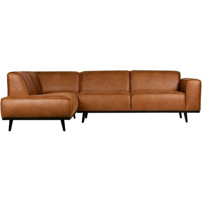 WOOOD Statement Ecksofa - Lederoptik, Cognac, 274cm WOOOD Statement Ecksofa - Lederoptik, Cognac, 274cm
