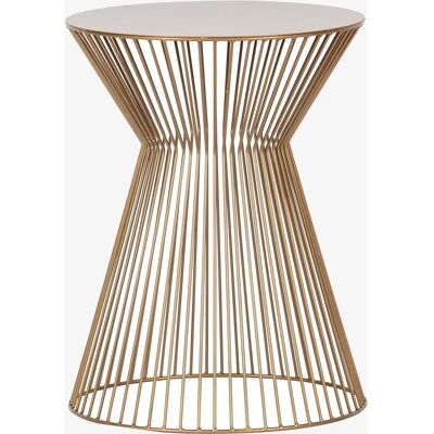 WOOOD Bijzettafel Suus - Goud - Klein - Retro Stijl WOOOD Bijzettafel Suus - Goud - Klein - Retro Stijl