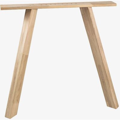 WOOOD - Unbehandeltes braunes 3-Positionen Tischbein - Tischart WOOOD - Unbehandeltes braunes 3-Positionen Tischbein - Tischart