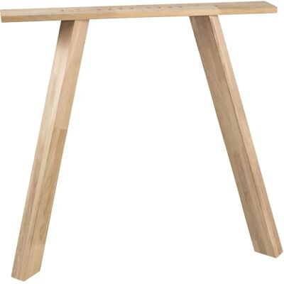 WOOOD - Pieds de table bruns non traités à trois positions - Type de table - Publicité WOOOD - Pieds de table bruns non traités à trois positions - Type de table - Publicité
