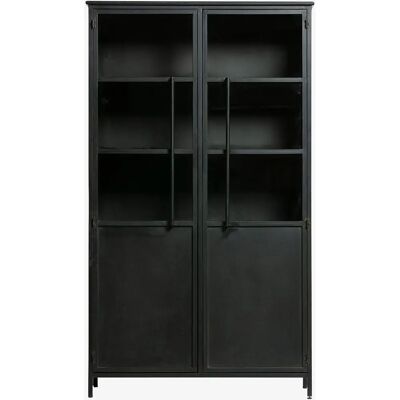 Bepurehome Ausstellungsschrank Schwarz aus Metall Bepurehome Ausstellungsschrank Schwarz aus Metall