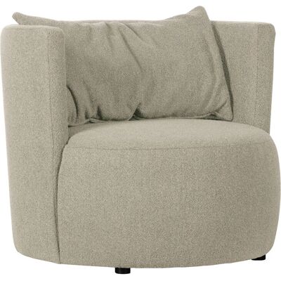 Unoliving Explore Loungestuhl - Natur Bouclé - Sessel Unoliving Explore Loungestuhl - Natur Bouclé - Sessel
