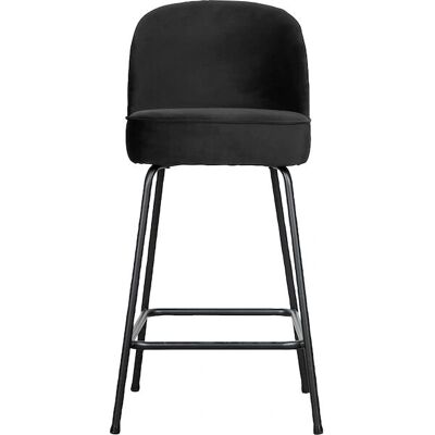 BEPUREHOME VogueBH1 Schwarzer Samt Barhocker - Bar Stool BEPUREHOME VogueBH1 Schwarzer Samt Barhocker - Bar Stool