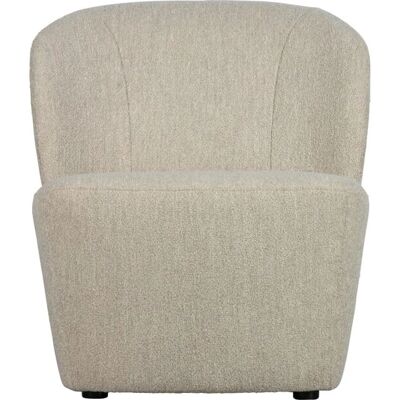 Vtwonen Lofty - Art Deco Bouclé Sessel - Natur Vtwonen Lofty - Art Deco Bouclé Sessel - Natur